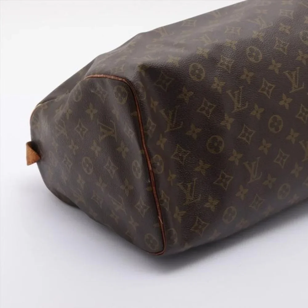 Louis Vuitton Speedy 40 Vintage Brown Monogram Canvas Tote